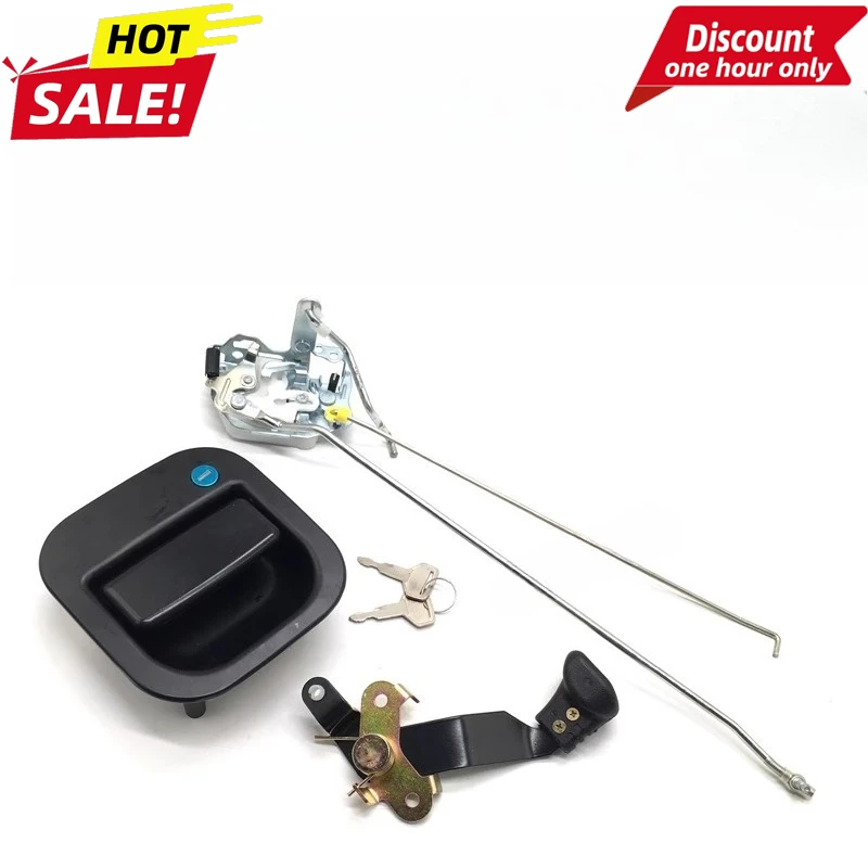 

For Kobelco Excavator Parts Sk75/200/210/250/260/350 Super 8 Cab Door Lock Assembly Handle