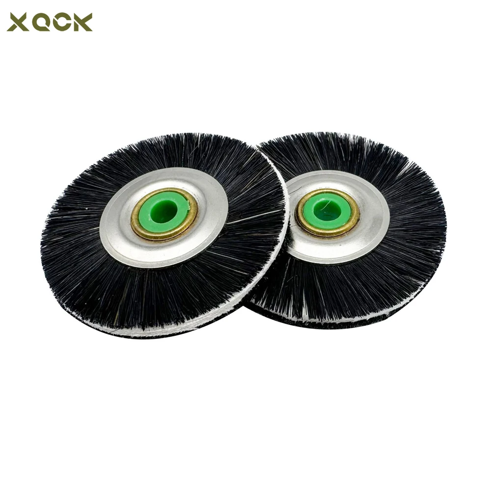 10 Pieces Black Bristle Polishing Brush with Cloth Inside for Metal Gold Silver Cleaning Buffing Professional Jewelry Tools