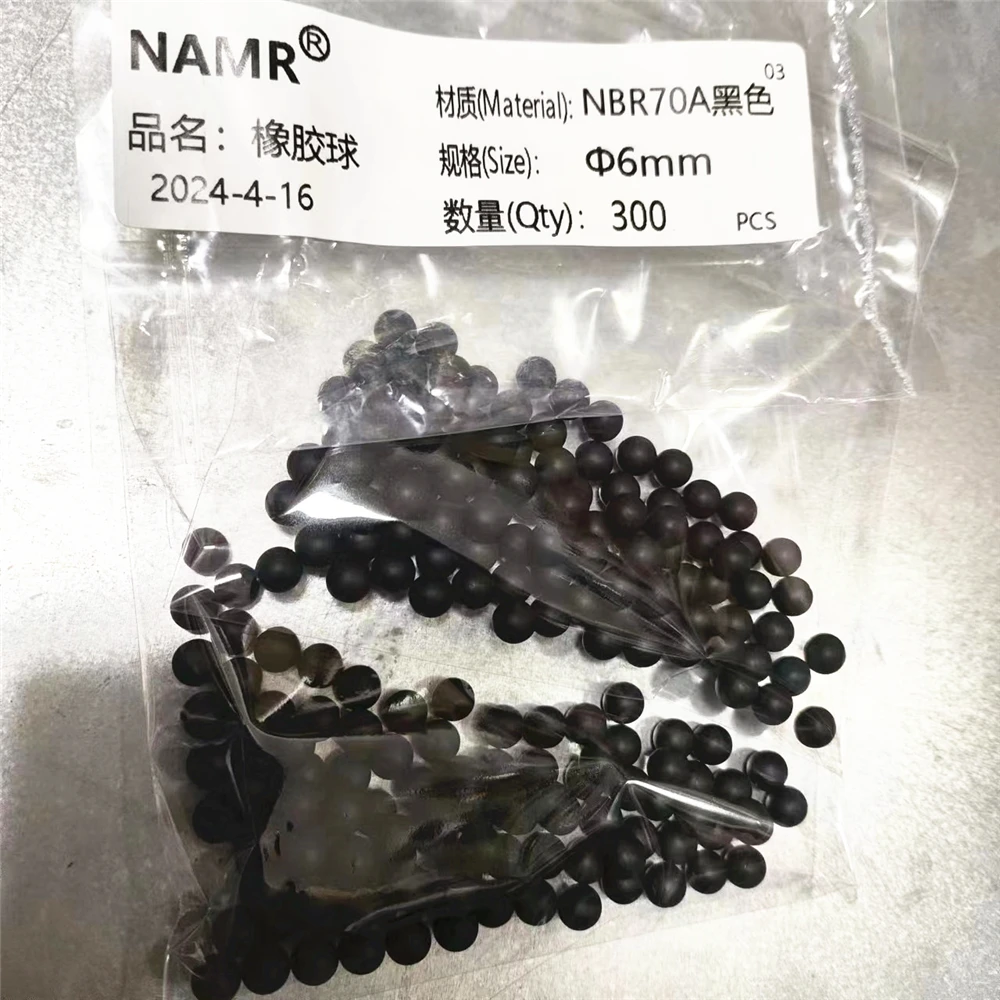 100PCS Diameter  12.7mm 10.7mm  NBR Rubber Ball Nitrile Rubber Sealing Rubber Ball Rubber NBR Ball have small mold line