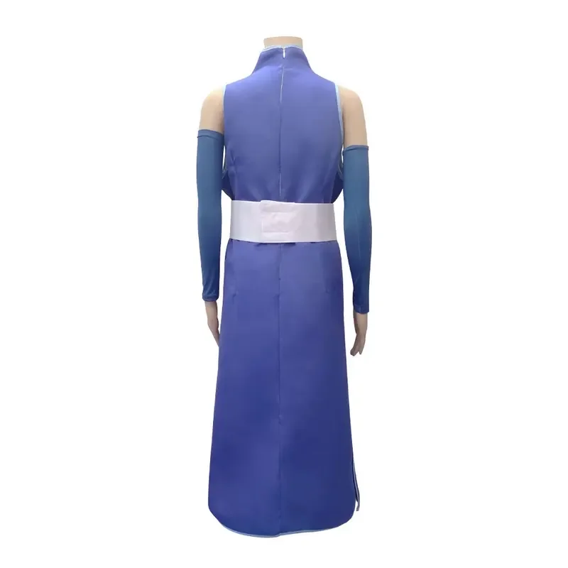 Anime Hunter X Hunter Irumi Zorudikku vestido azul, quimono estilo japonês, traje cosplay de festa de Halloween para mulheres e meninas