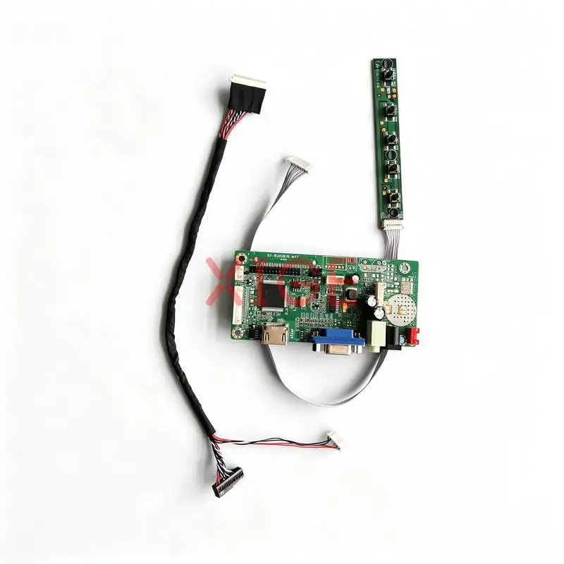 Controller Drive Board Fit HT101WSB N101LGE LTN101NT02 N101L6 1024x600 Laptop Monitor Panel HDMI+VGA 1024*600 LVDS-40Pin DIY Kit