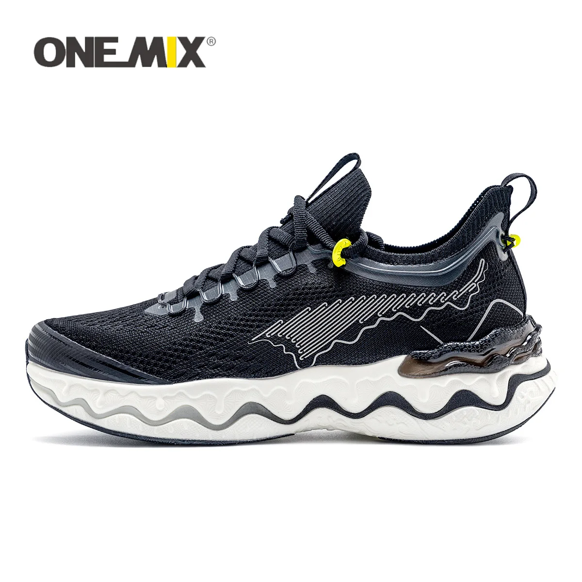 ONEMIX New Style Running Shoes for Men Summer Breathable Mesh Cushioning Wearable Support Trainers Sport Outdoor Sneakers Women