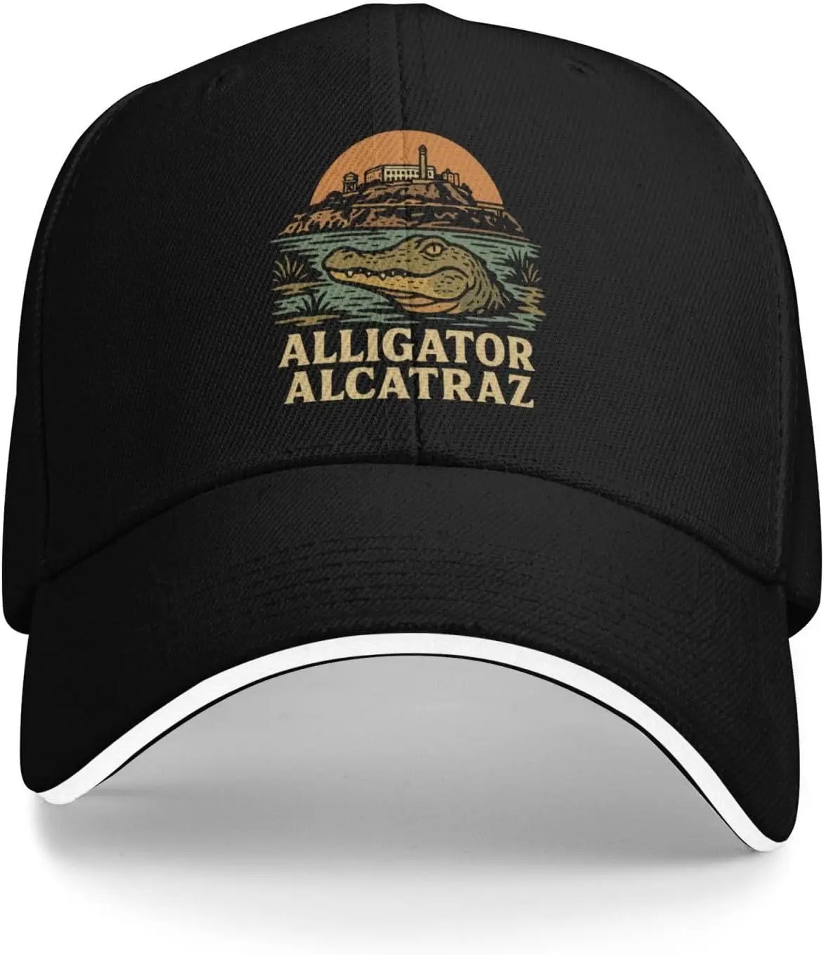 

Шляпы Florida Everglades, шляпа из кожи аллигатора Alcatraz для женщин, бейсболки, низкопрофильная мытая походная шапка, хлопок