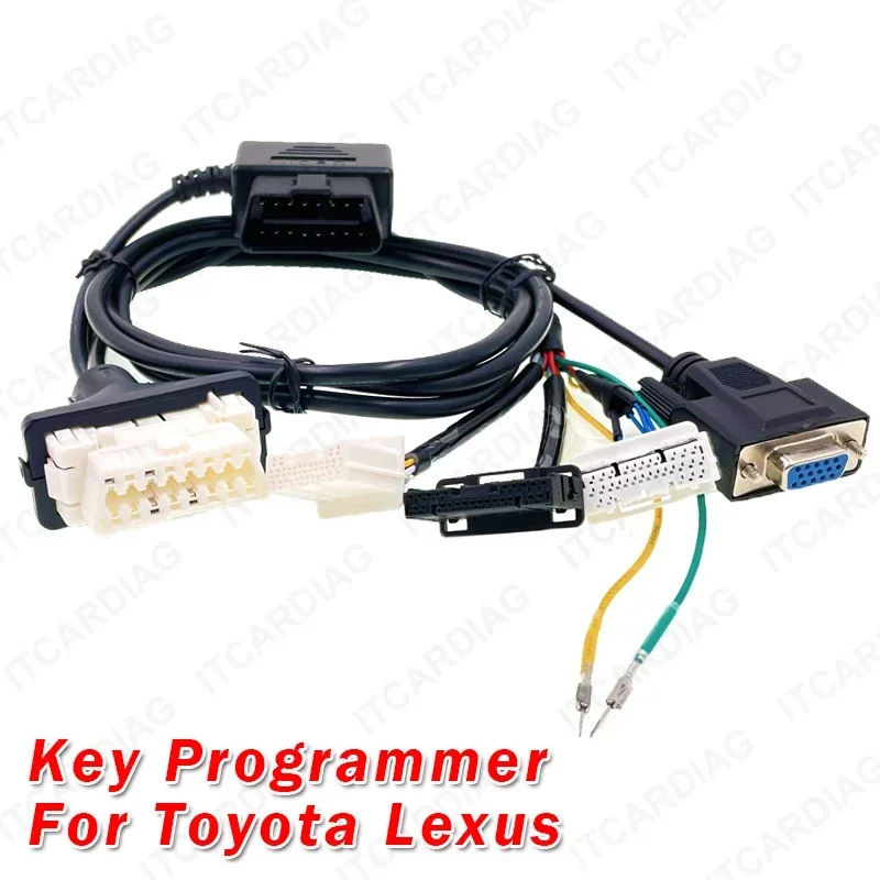 Toyo 30 3 in1 cavo 4A 8A BA connettore Smart Key Cable 16pin cavo OBD per OBDSTAR K518 Xhorse Key Tool Plus per Toyota / Lexus