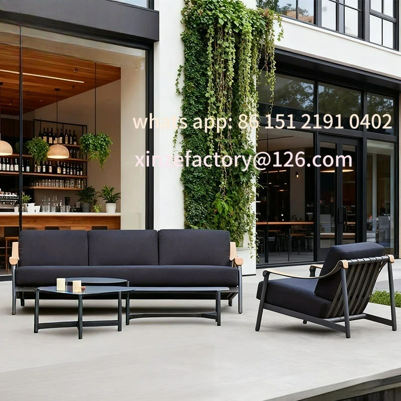 

Customizable courtyard garden model room outdoor leisure furniture open-air waterproof and sun protection combination