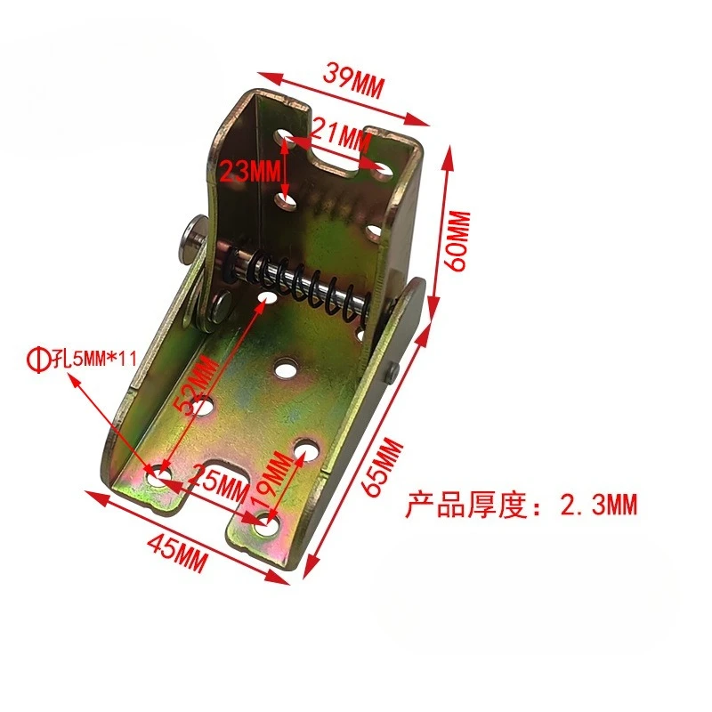 90 درجة الذاتي قفل للطي المفصلي المخفية الجانب الفرامل الأجهزة تركيبات لأرجل كرسي الطاولة بالجملة