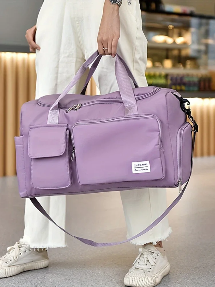 Borsa da viaggio Unisex di grande capacità bagaglio borse da palestra impermeabili in Nylon per borsone da donna