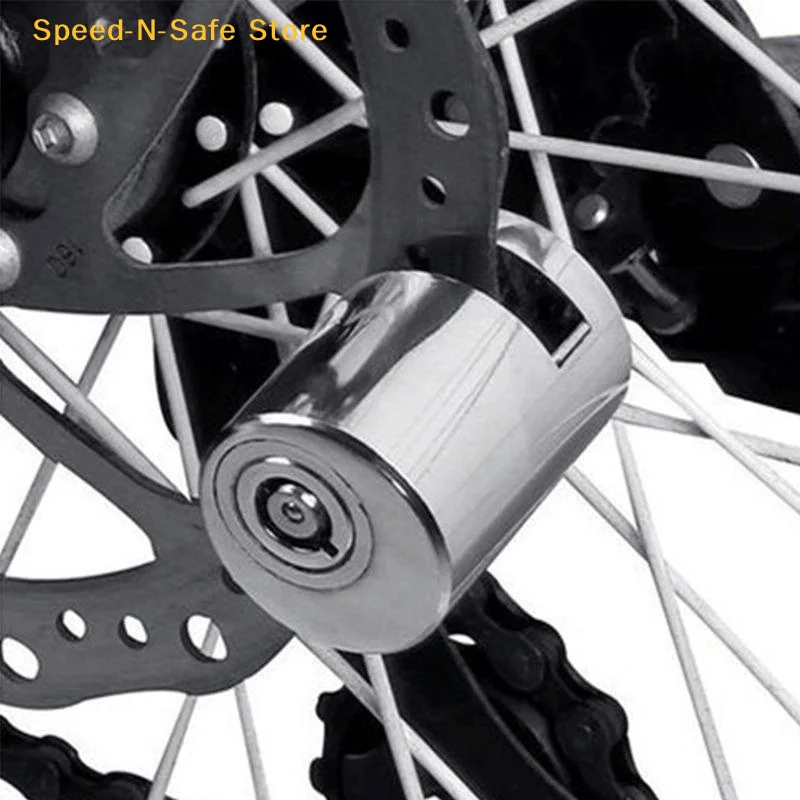 1Pcs Alloy Steel Disc Brake Lock Keyless Anti-Pry Rustproof Anti-Theft Lock for Bicycles  Outdoor Riding Travel