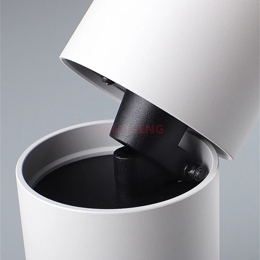 Surface Mount LED Spotlights Dimmable COB Ceiling Spot Lamps Down lights White Black For Indoor Lighting Home Decor Ac220V/110V image 4