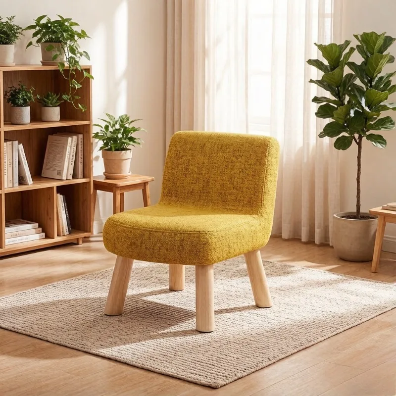 Creative Solid Wood  Stool, Multifunctional Low Shoe Changing Stool for Living Room