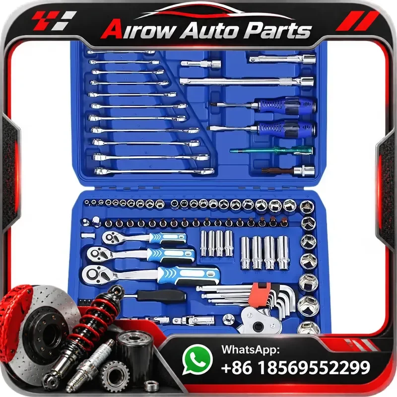 121PCS Socket Wrench Set Auto Repair Mechanic Hand Tool Kit Combination Spanner Toolbox For Car Maintenance Garage Use