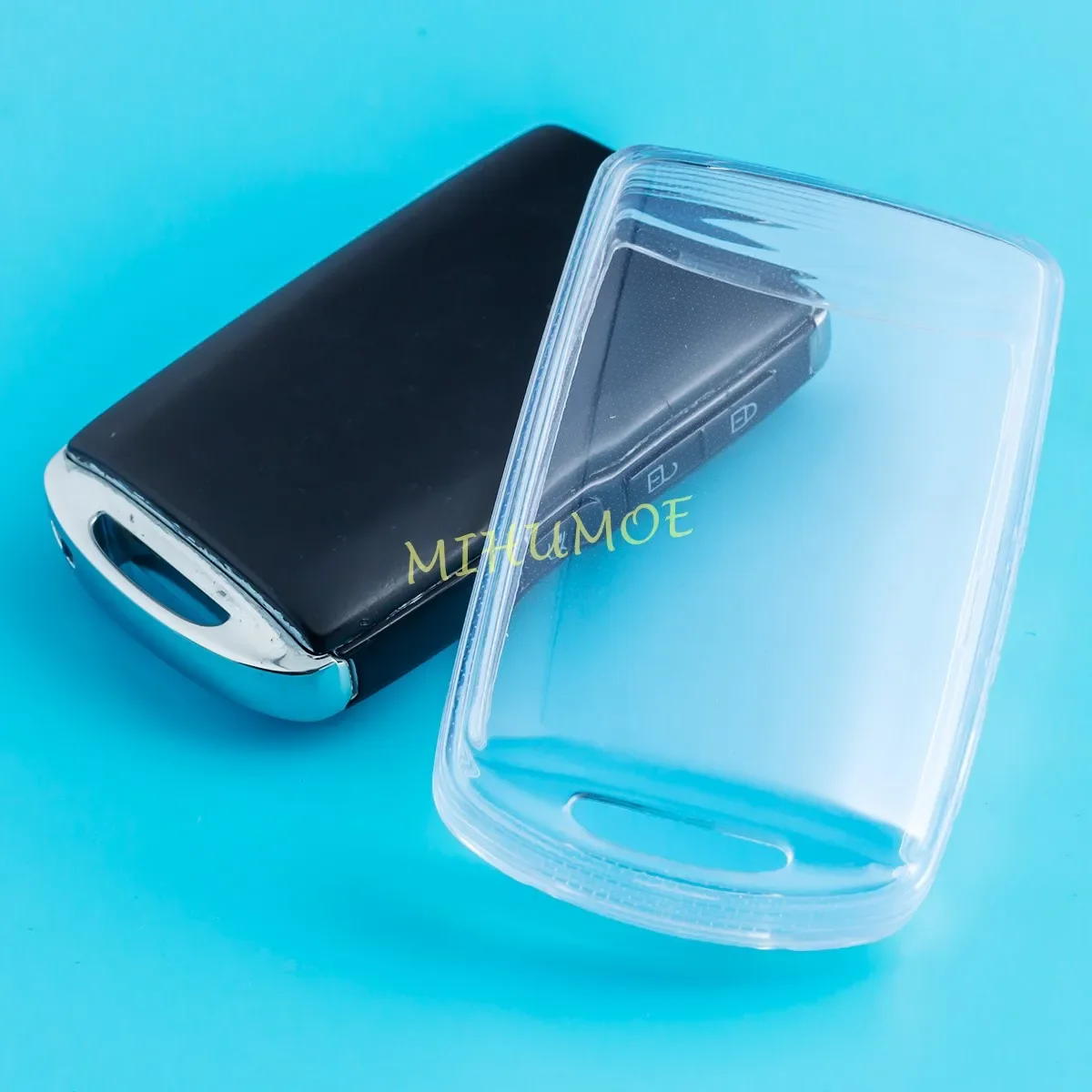 For Mazda 3 BP 6 GJ CX-30 DM CX-50 VA CX-90 KK MX-30 DR MX-5 ND CX-5 CX-9 Transparent Clear Smart Car Key Fob Cover Case Holder