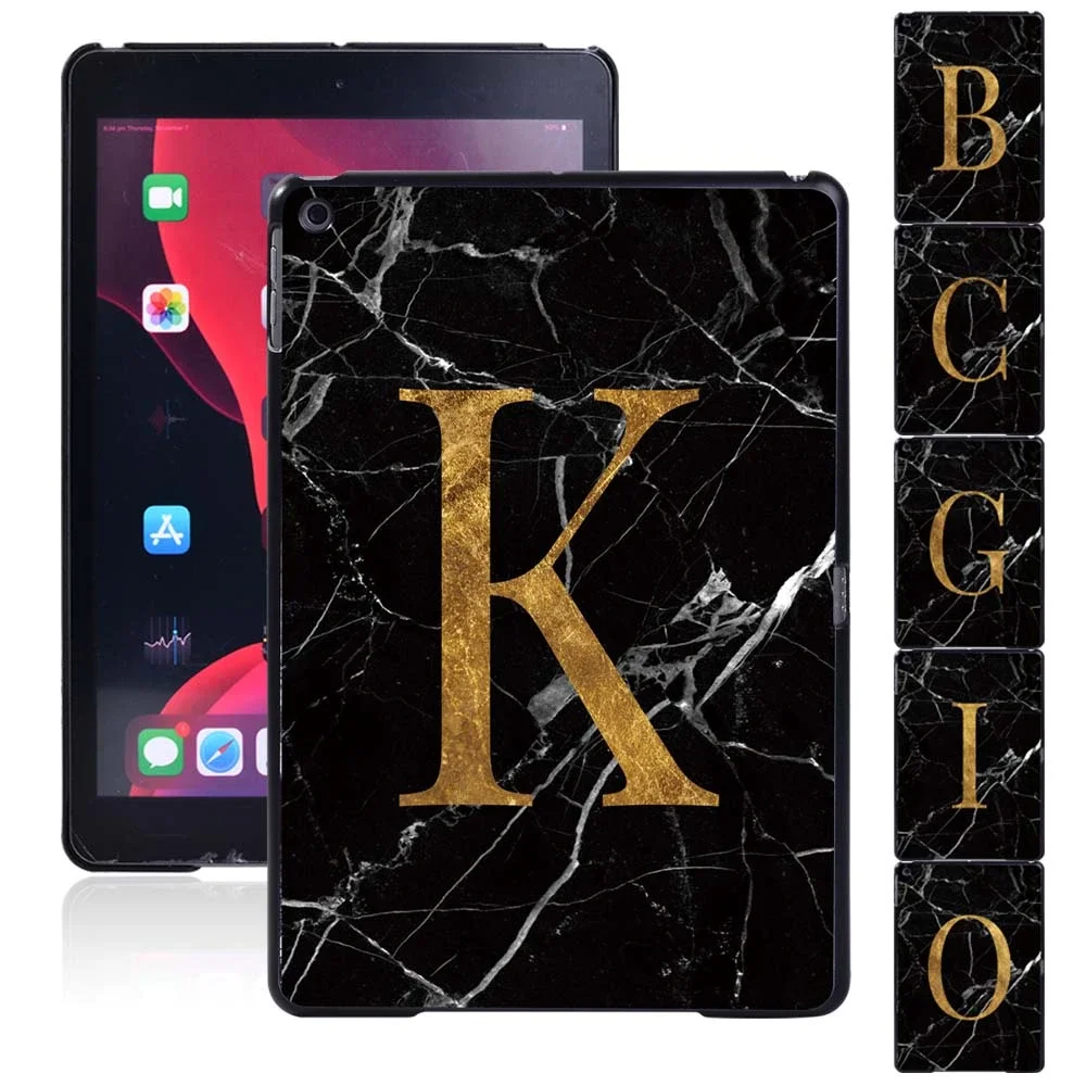 

For Apple IPad 9th 10.2" 8th 7th/Pro 11 2022-2018 10.5/Pro 9.7/IPad 2 3 4/Mini 4 5/Air 4 3 1 2 Initial Name Tablet Hard Case