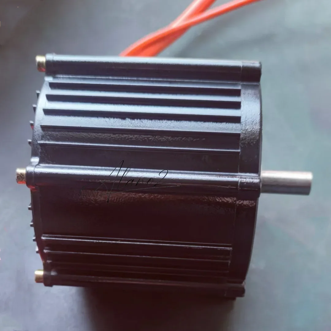 Permanent Magnet Synchronous Motor with Temperature Sensor Output Shaft 14 for Electric Motorcycle Mountain Bike