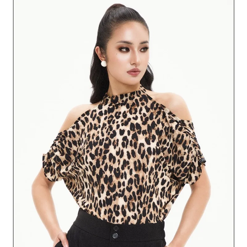 فستان ممارسة حديث للنساء البالغات مخصص برقبة معلقة وكتف متسرب بذلة متعددة الاستخدامات ومثيرة للفصول الدراسية GL-79 #6