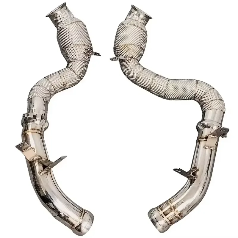 Deluxe Replacement Front Exhaust Pipe for Mercedes Benz W213 E63 Flawless TIG Welded Heavy Duty Engine Tuning Pipe