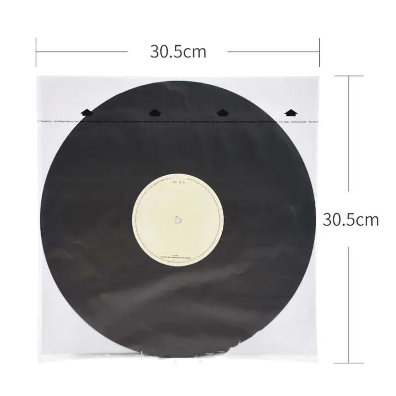 20Pcs Anti-static Rice Paper Record Inner Sleeves Protectors For 12 Inches Vinyl Record Turntable Accessories