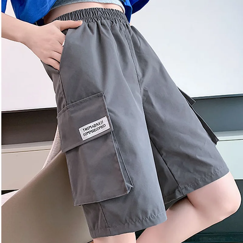 ショートパンツ レディース インス オールマッチ カジュアル シンプル 優しい スポーティ ウルジャン 原宿 ティーンズ ヤング Kpop 夏 フェミニン ユニセックス シック バギー 無地