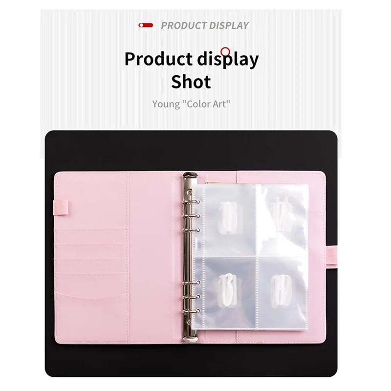 100 ظرف تحدي 100 ظرف، مجلد تحدي 100 ظرف، مجلد توفير المال (أزرق)-POS