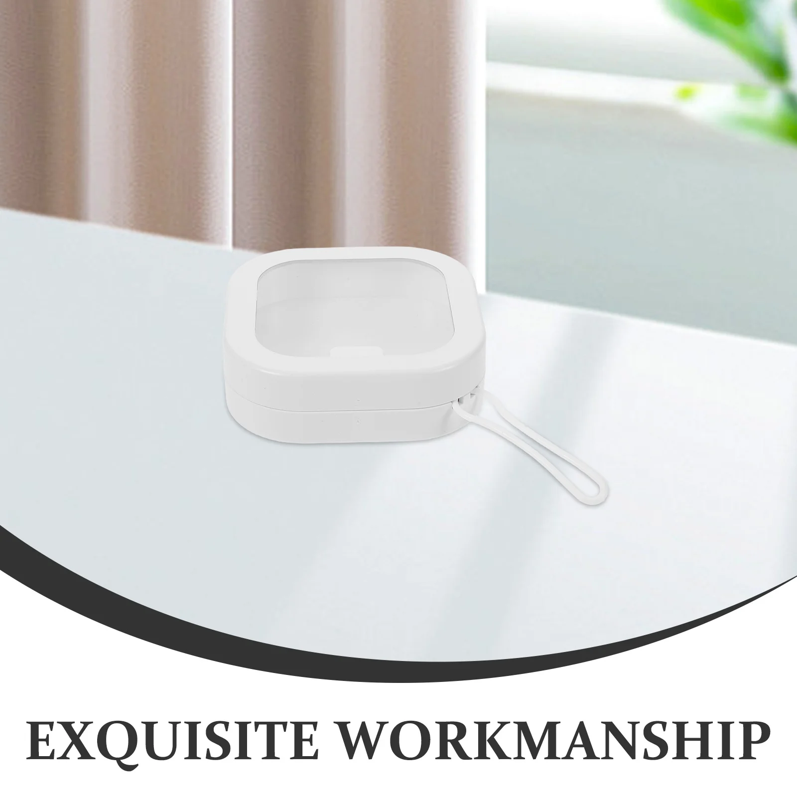 3Pcs Portable Organizer: Multi-Function Make Up Box - Stackable Clear Container - Travel Jewelry Storage Case - Press