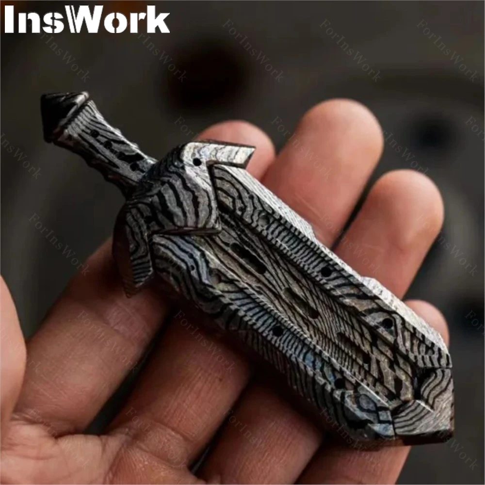 Sword Of Archangels Push Slider Fingertip Gyro Metal Decompression Toys EDC