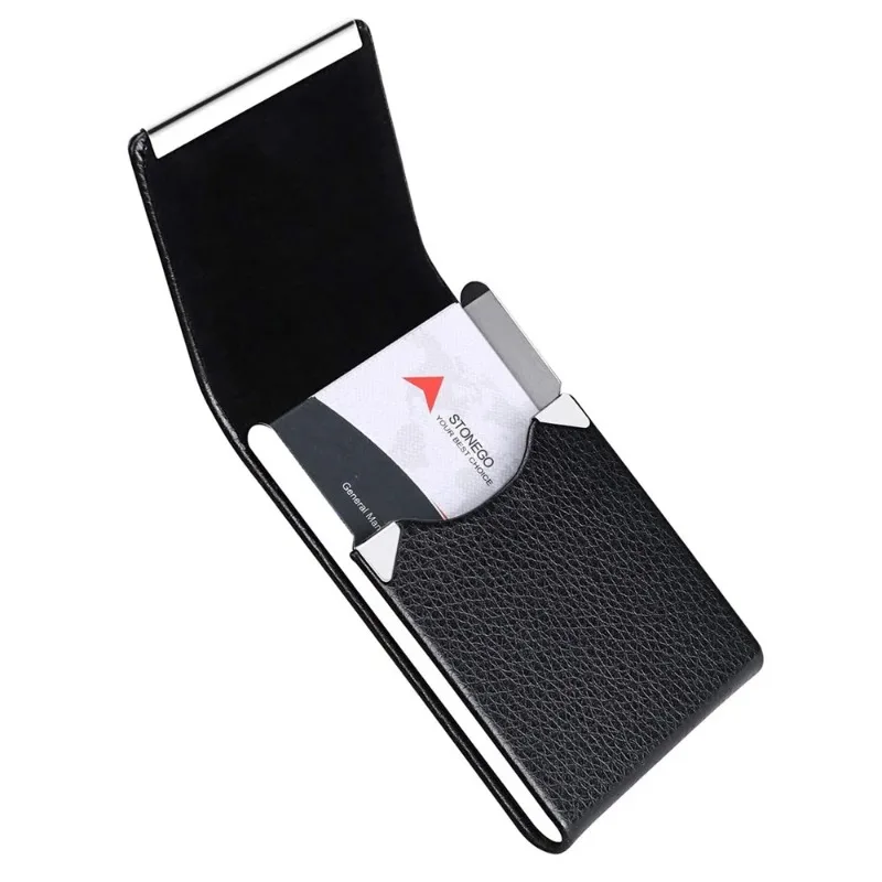 

PU Business Card Bag Business Card Case Full Foreskin Vertical Cigarette Case 7 Magnetic Card Holder Dual-use Card Holder
