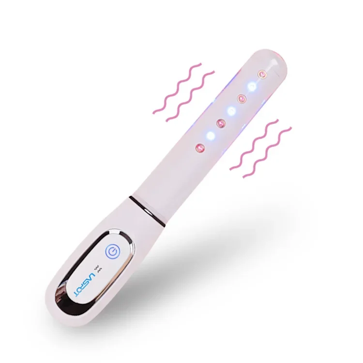 

Female Private Care Device 650nm Red Blue Light Tightening Wand With Vibration