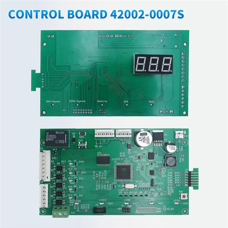 

Authentic 42002-0007S Control Board Kit W/ 472610Z Switch Pad Replace For Master NA/LP Series Pool/Spa Heater Electrical Systems