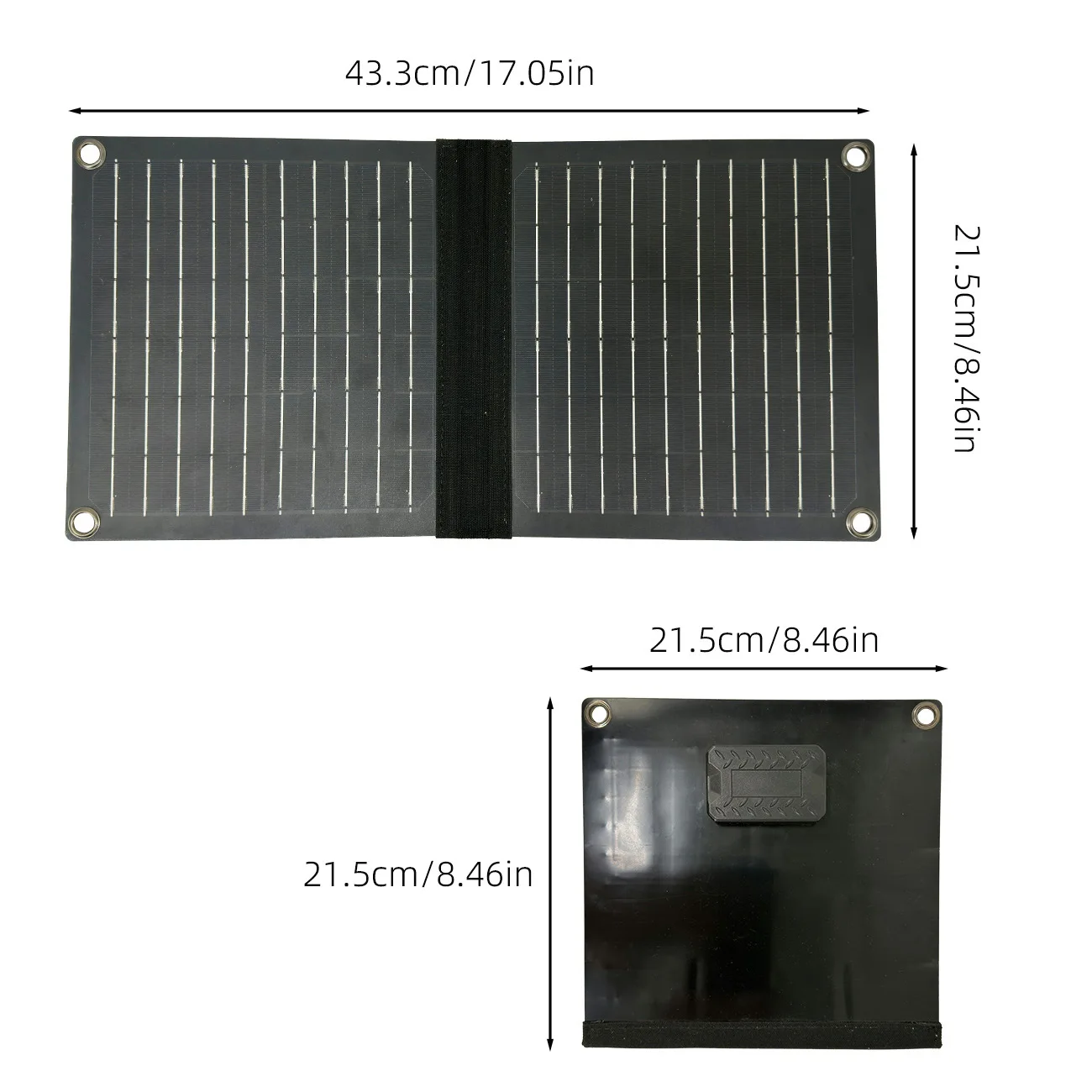 16 واط لوحة طاقة شمسية محمولة شحن البطارية الشمسية قوة البنك طوي شاحن USB للطي هاتف محمول التخييم في الهواء الطلق