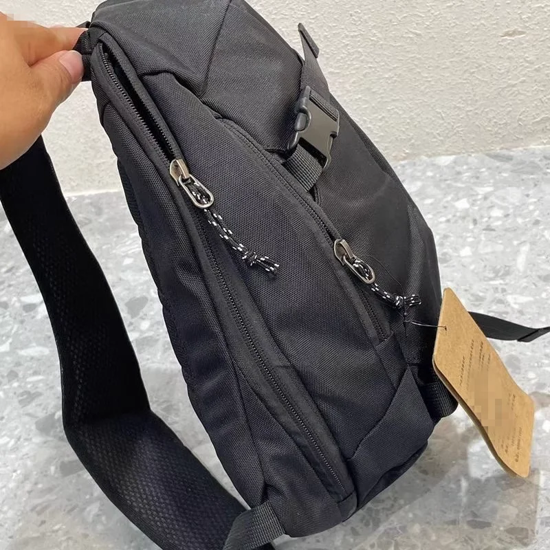 ex NBSTAGE Borsa a tracolla multifunzionale Fanny Pa Waterdrop Design 8L Capaci Borsa per il tempo libero casual in morbido tessuto di bue