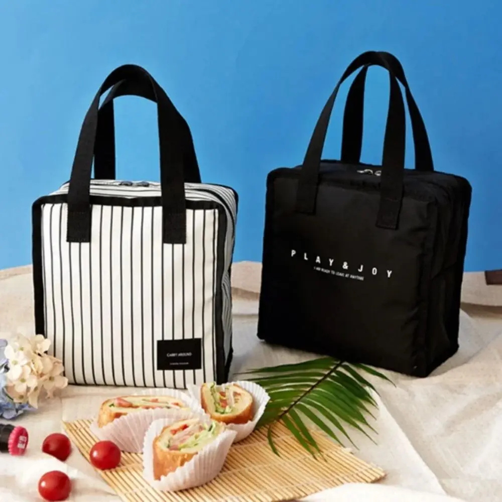 

Outdoor Storage Thermal Insulated Picnic Bags Handbag Keep Fresh Waterproof Insulated Lunch Bag Cooler Portable Camping Picnic