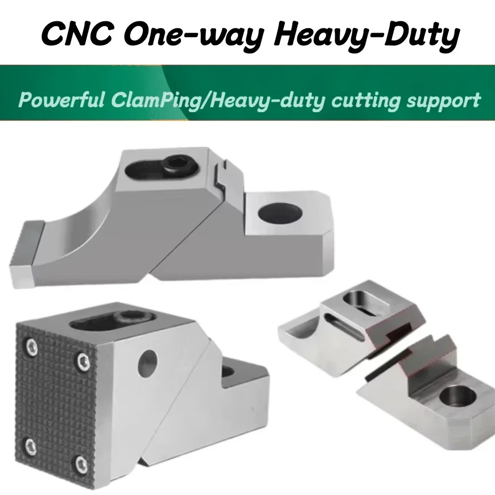 One-Way Heavy Duty Toad Pliers, Self-Rebound Side Fixture Clamp, M8 M10 M12 Multi-Station Wedge Clamping Block for CNC Machining