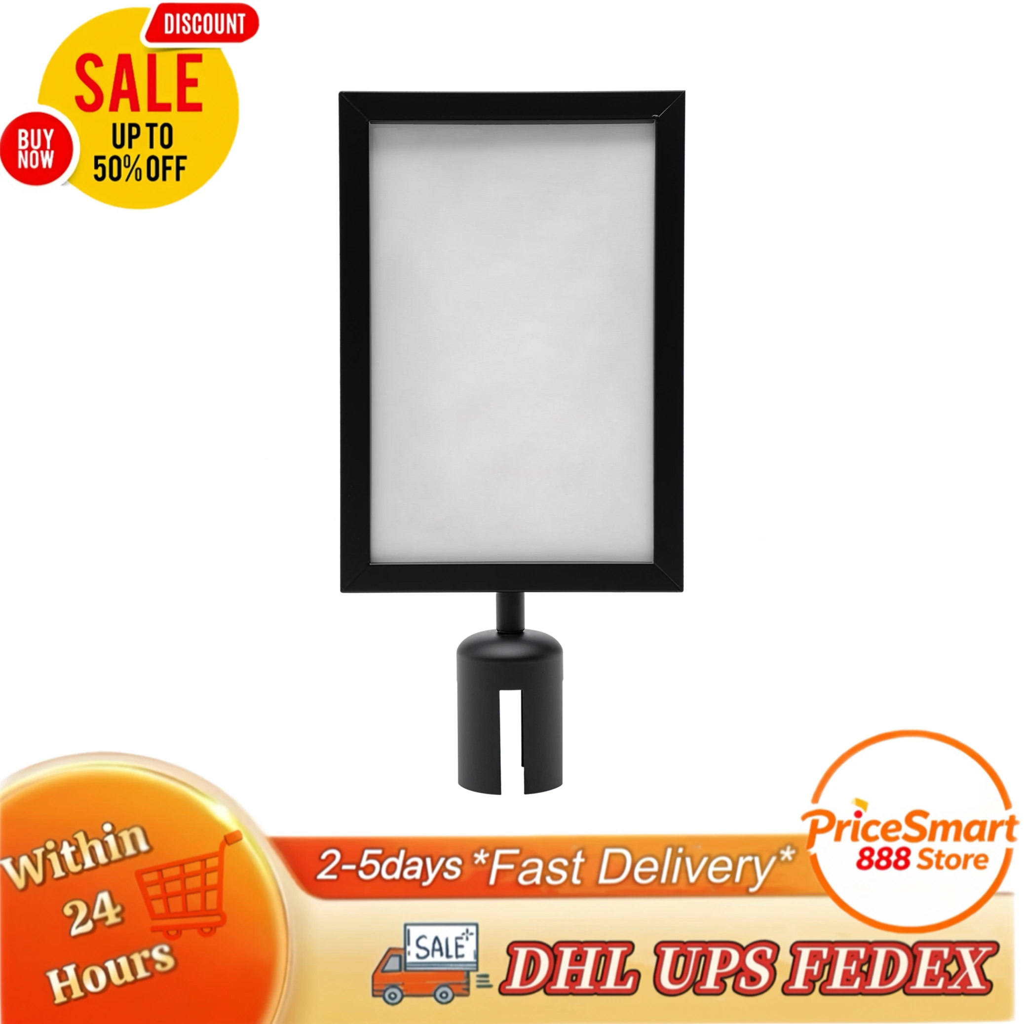 

Набор из 4 держателей для вывесок, двусторонние рамки для табличек, верхняя подставка для плакатов, надежная фиксация, легко переносить.