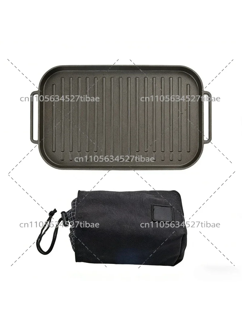 Portable Mini Barbecue Plate Outdoor Camping Hiking Stove Small Grill Magnetic Oven Card Barbecue Cookware