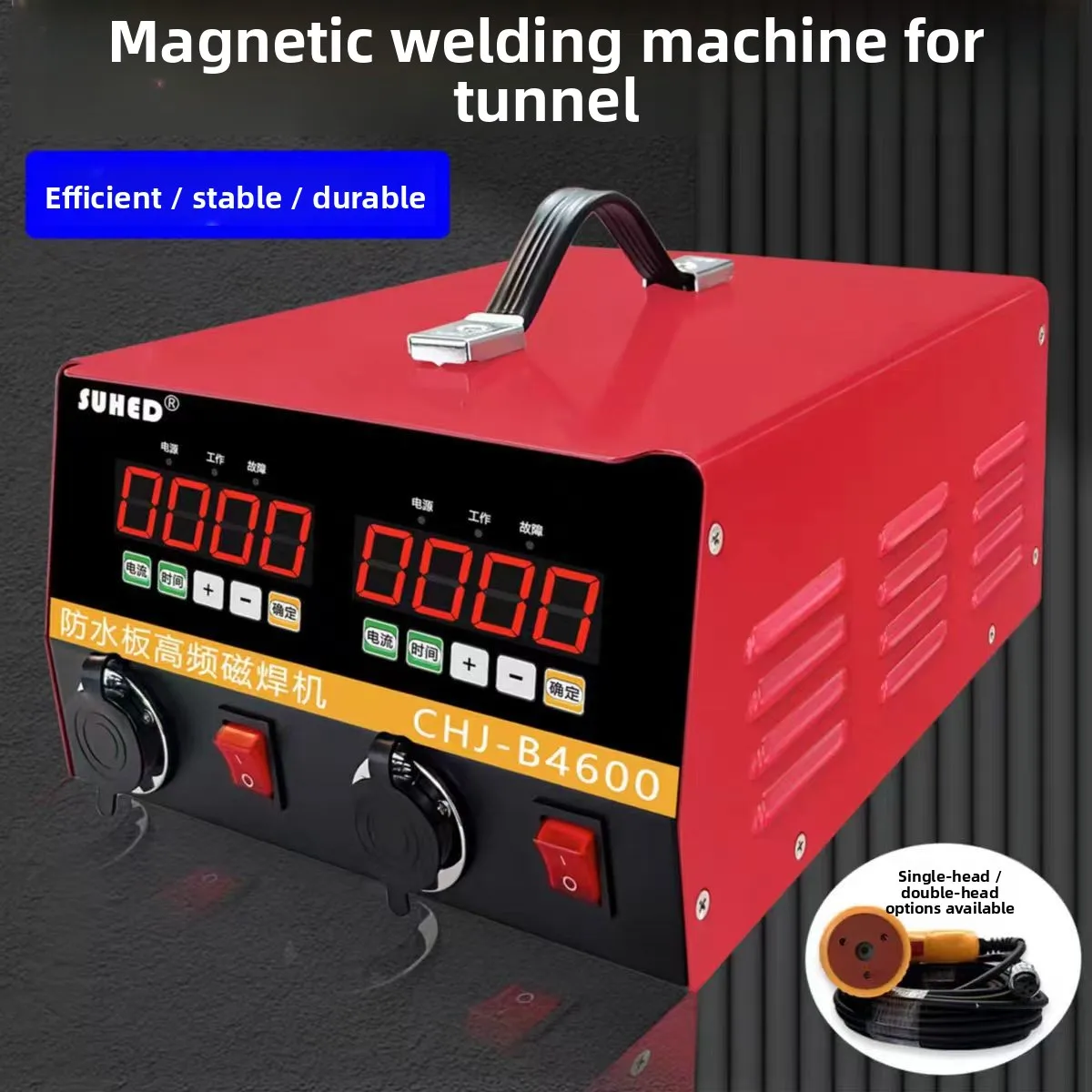 High-power Handheld Dual-head High-frequency Hot Melt Welding for EVA Waterproofing in Electronic Microwave CNC Tunnels