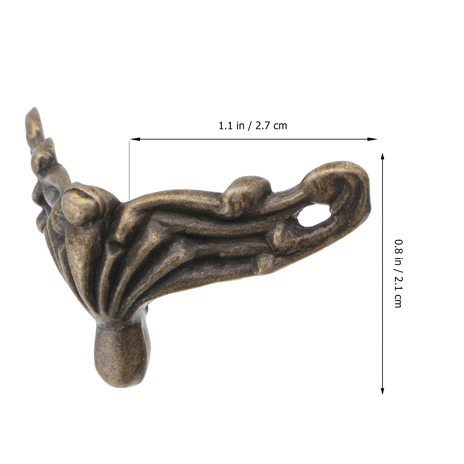 

12Pcs Alloy Support Legs for Furniture Wood Box Decorative Protective Durable Furniture Accessories Support Legs