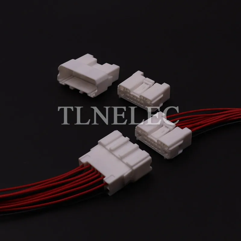 16 Pin Way Auto Wire Plug Car Modification Female Male Wire Socket With Wires 6098-7349 6098-7327