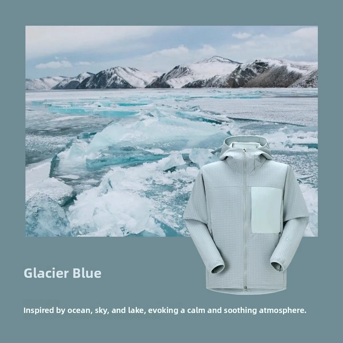 Glacier blue