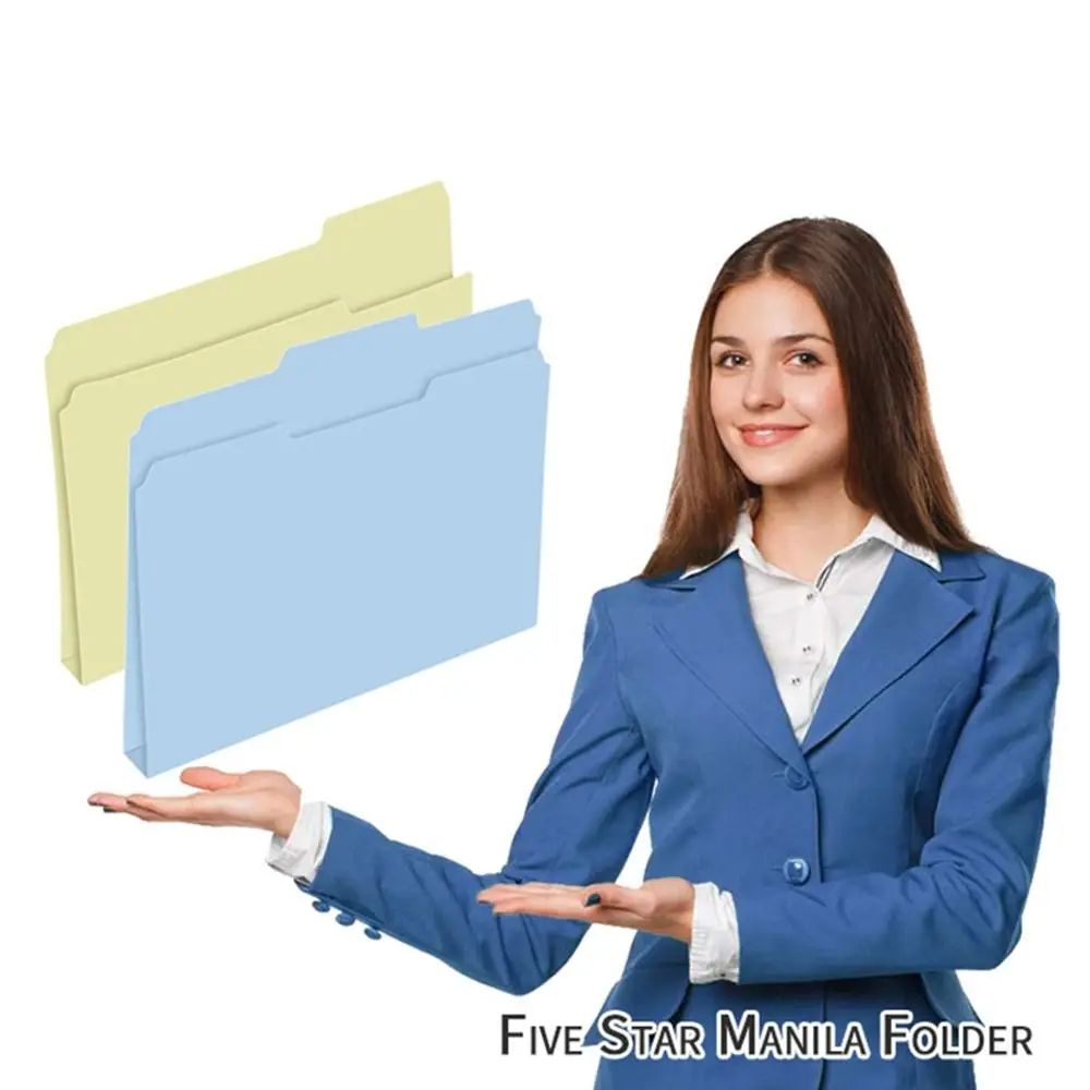 6 قطعة/المجموعة PP A4 مجلد ملفات ملون مع الفئة ملصقات الفهرس مجلدات تخزين المستندات مجلد مانيلا متعدد الوظائف