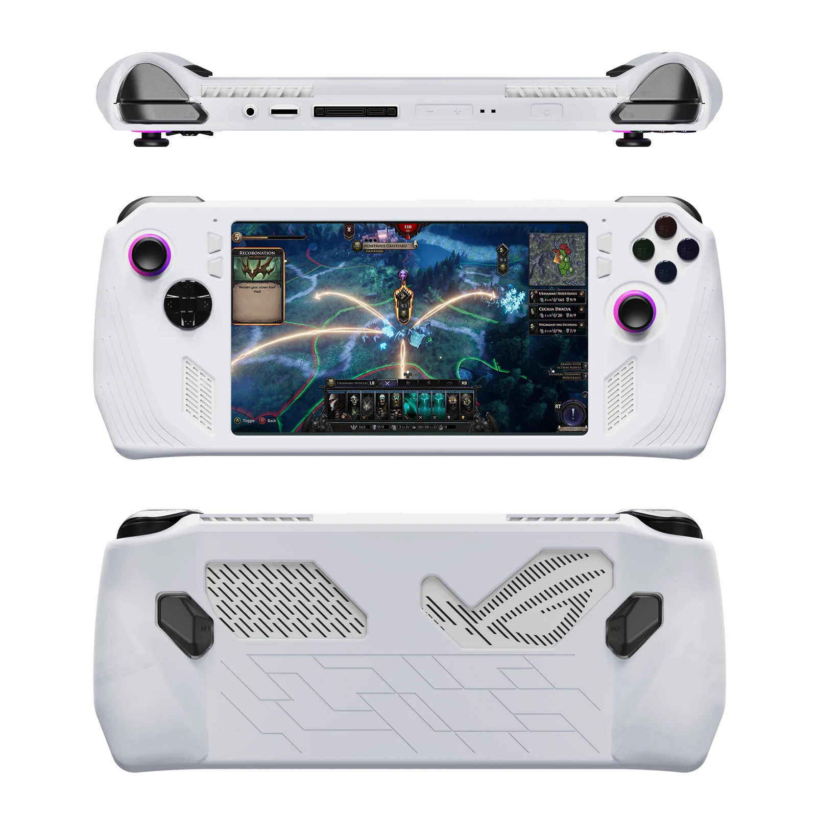 

For ASUS ROG Ally Game Console Case Soft Silicone Protective Cover Anti-Scratch Protector Shell Sleeve