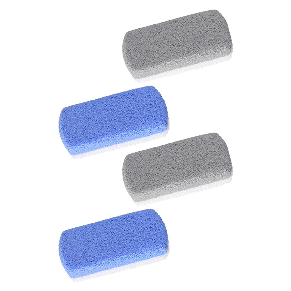 

4 Pcs Foot Rub Exfoliator Tool Scrubber Dead Skin Remover Grinder Foam Glass Pedicure Nail File Lightweight Compact Durable