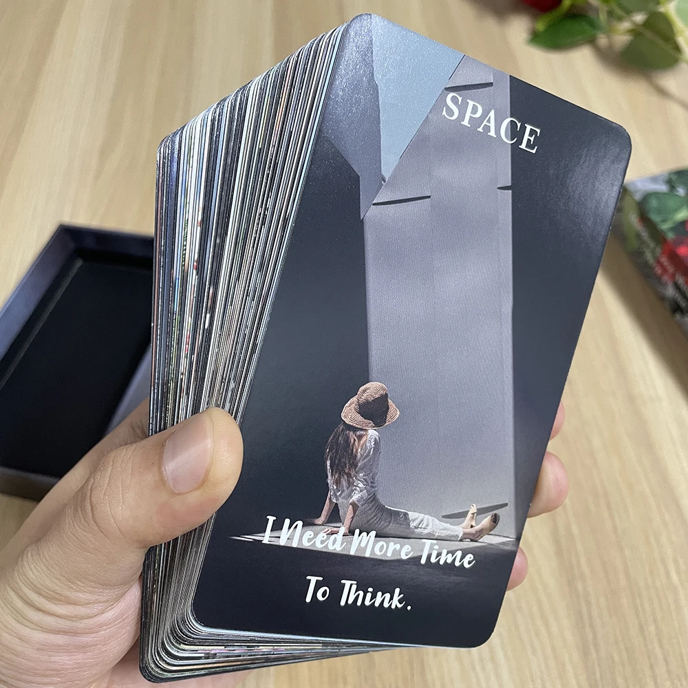 Twin Flame Message of Love Oracle Deck with Key Words English Affirmation Cards with Meaning on Them Tarot in Box High Quality