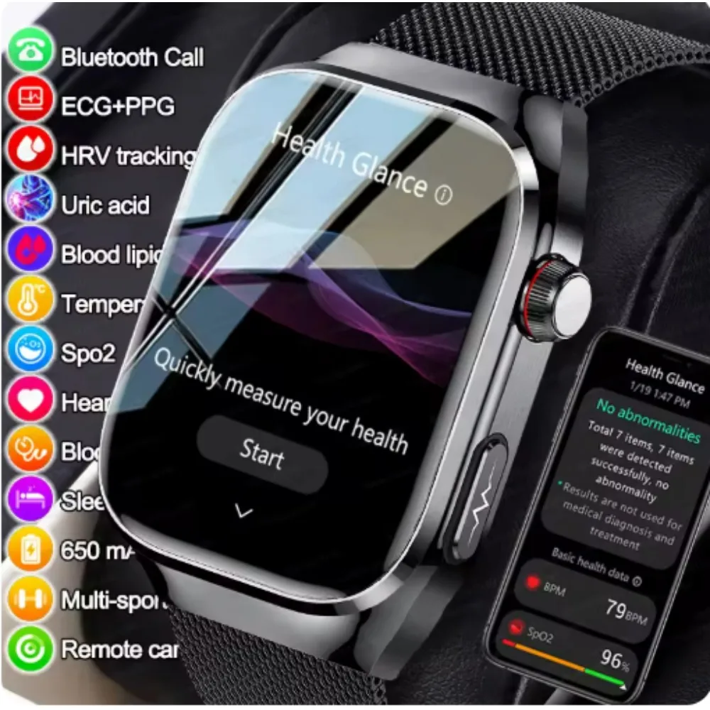 Global Version XIAOMI Watch S3 Micro Physical Examination Uric Acid Body Fat Organ Health Watches Bluetooth Call SmartBracelet