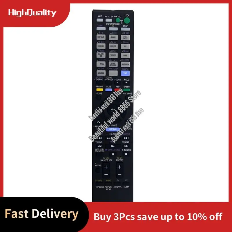 

Replace RM-AAP078 Remote Control For Sony AV SYSTEM Remote Control-A86G