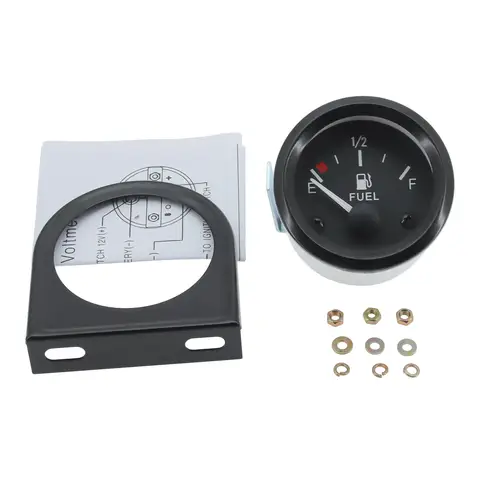 52mm Car Digital Fuel Level Gauge 240~33ohm Fuel Float Gauge Sensor For Car Truck Fuel Level Indicator 12V Auto Accessories 6 best sales fuel float - №4