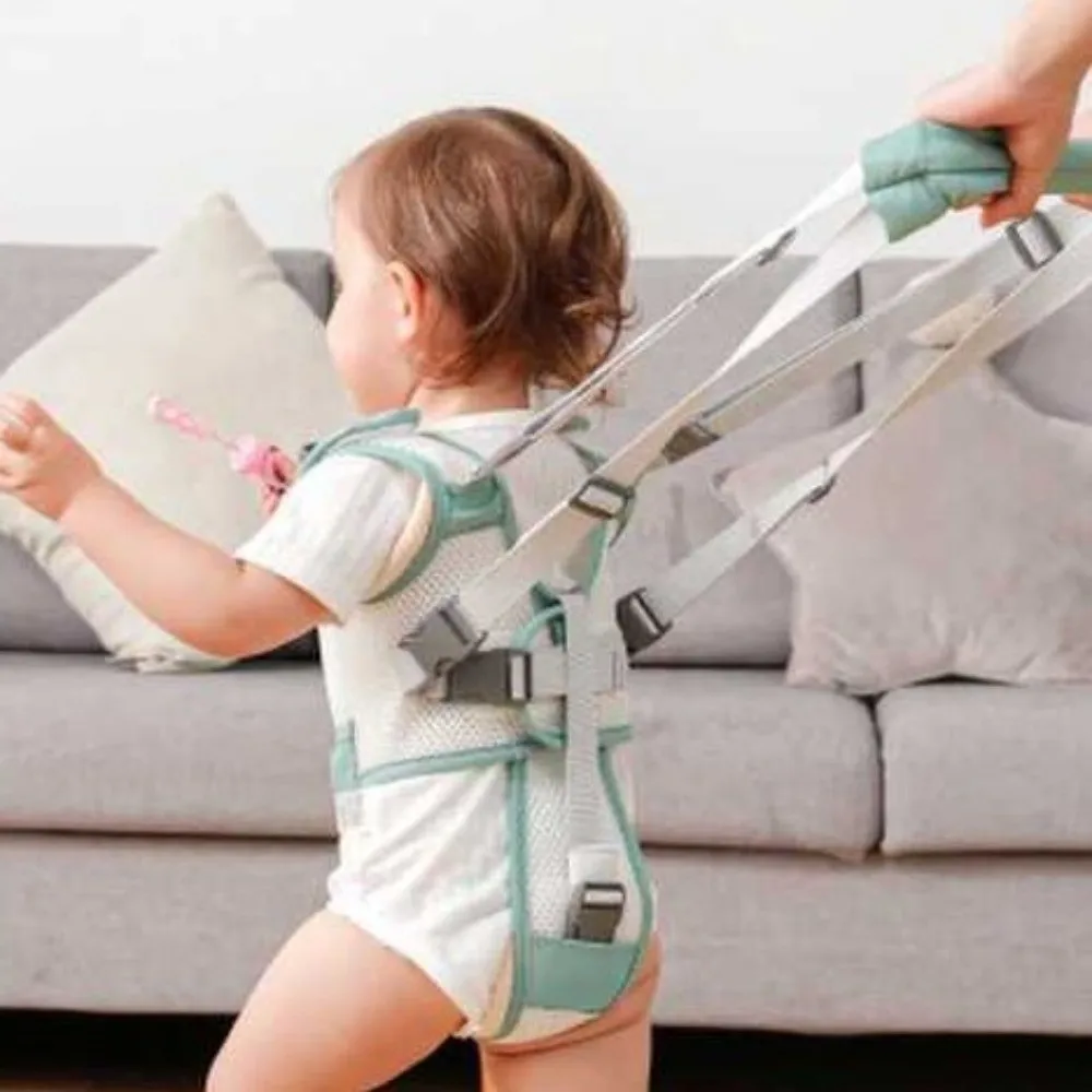 

Safety Infant Walker Harness Handheld Breathable Learning Walk Support Assist Trainer Adjustable Long Toddler Assistant Belt