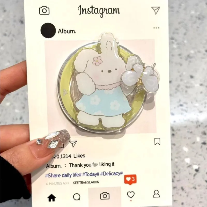 

Korean Cute Rabbit Shake Magnetic Holder Phone Grip Tok Griptok Phone Stand Holder Support For iPhone For Pad Magsafe Smart Tok