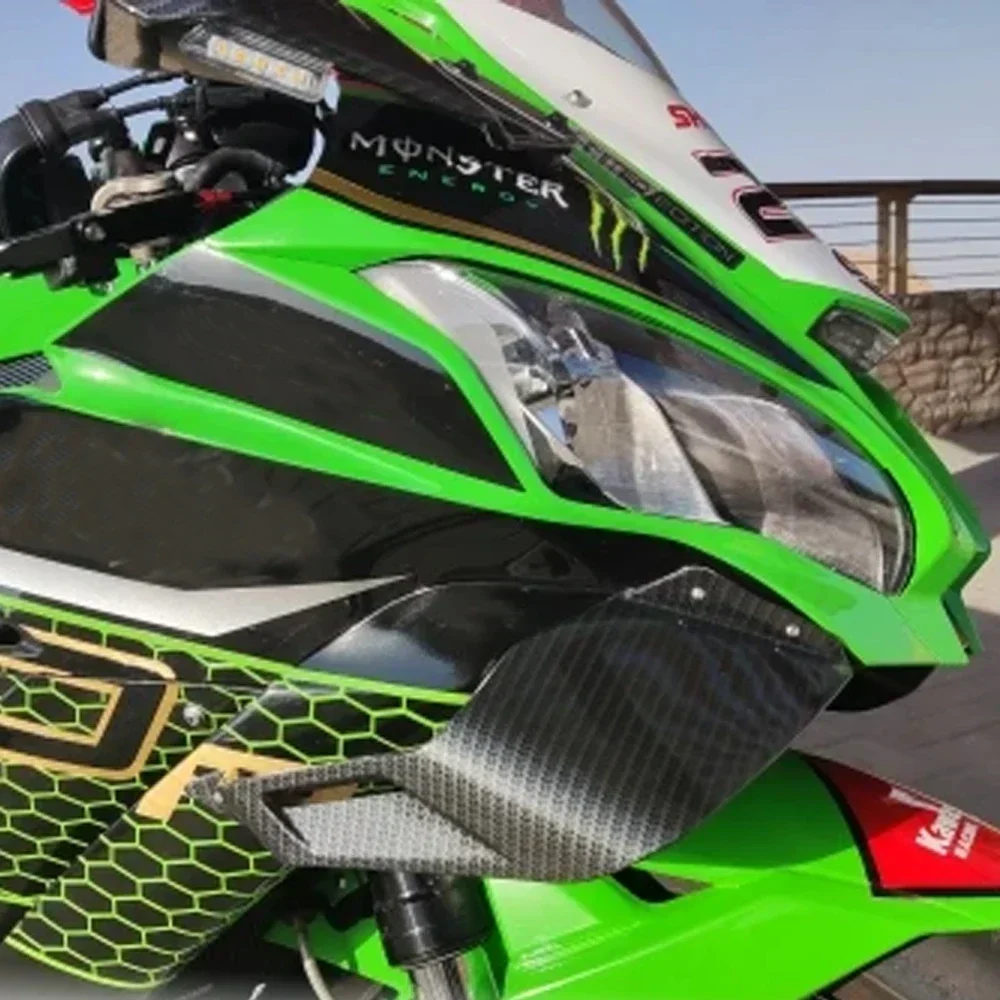 zx-10r ウイングレット For Kawaski Ninja ZX10R Winglet Aerodynamic Wing Kit Fixed Fairing
