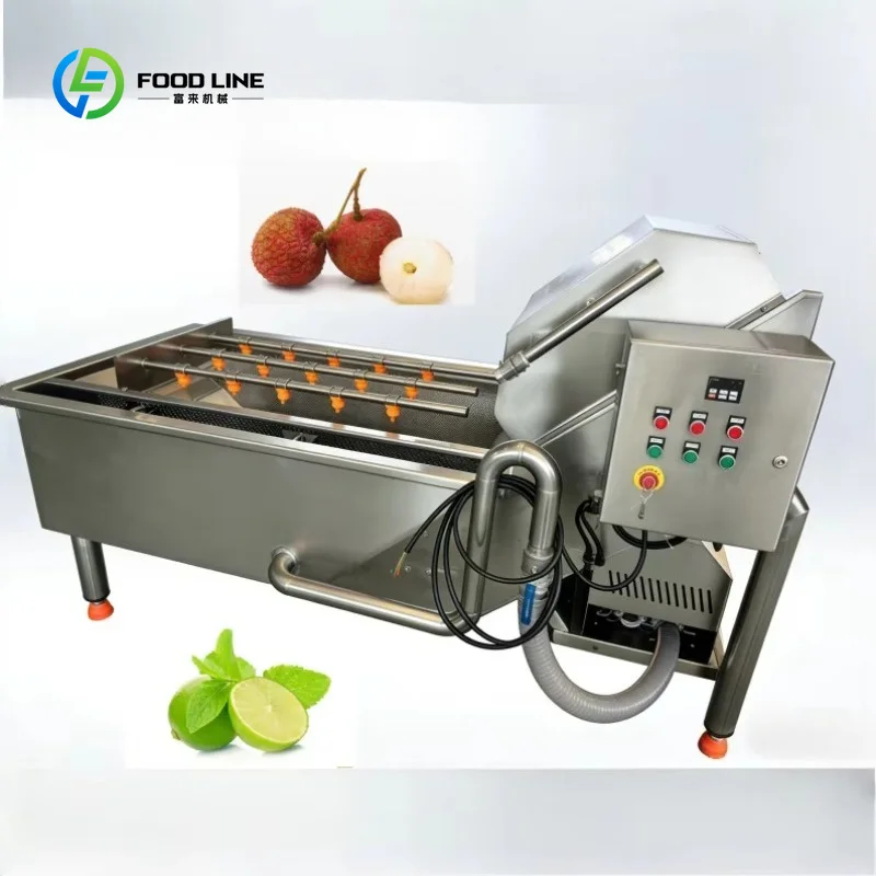 Customized Air Bubble Washing Machine Used for Vegetable Fruit Cleaning Chicken Washing Cleaning Machine Frozen Food Machine