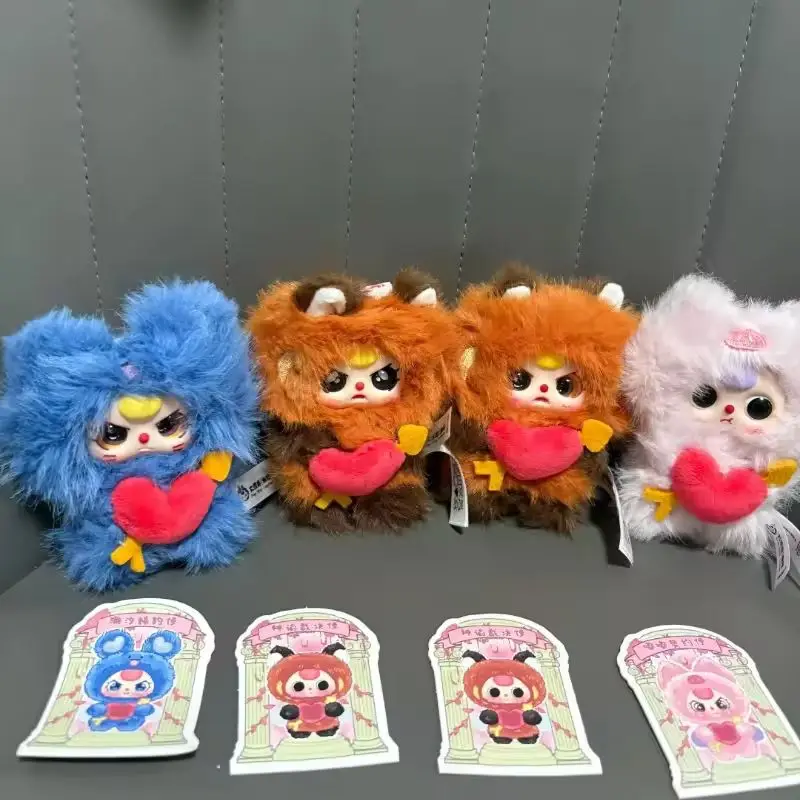 جديد حقيقي الطفل ثلاثة 10 سنتيمتر كيوبيد سلسلة الفينيل صندوق أعمى ألعاب لطيفة حقيبة قلادة تحصيل الشكل فتاة هدايا عيد الهالوين